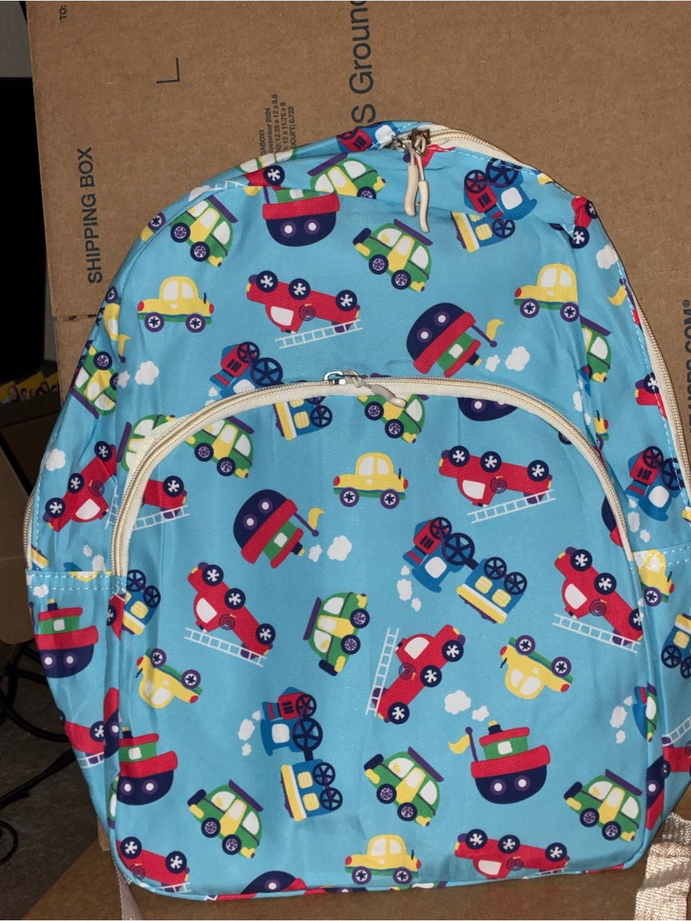 Kids Space Themed Backpack - Blue new - Picture 2 of 8